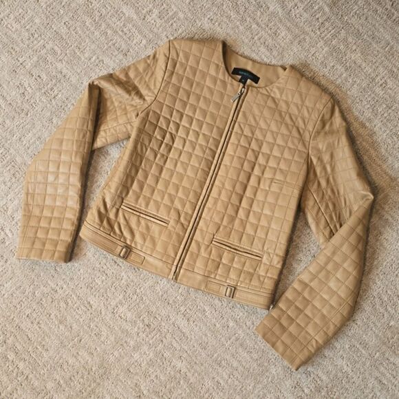 Siena Studio | Quilted Leather Jacket - Picture 1 of 8